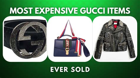 item mais caro da gucci|most valuable gucci jacket.